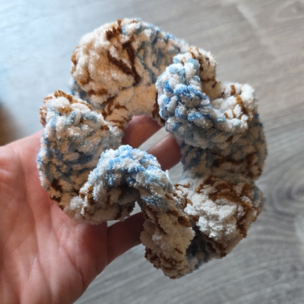 Chunky Knit Scrunchie Handmade